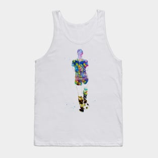 Soccer Player Girl Tank Top